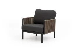 Trestino lounge tuinstoel caudry antraciet