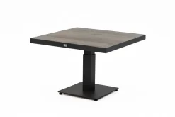 Trestino verstelbare lounge tuintafel codell pop-up 90x90x71cm antraciet