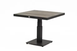 Trestino verstelbare lounge tuintafel codell pop-up 90x90x71cm antraciet