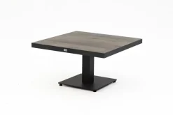 Trestino verstelbare lounge tuintafel codell pop-up 90x90x71cm antraciet