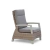 Trestino verstelbare lounge tuinstoel barree latte