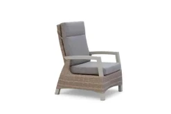 Trestino verstelbare lounge tuinstoel barree latte