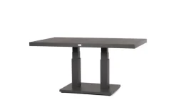 Trestino verstelbare lounge tuintafel codell pop-up 140x85x72cm zwart