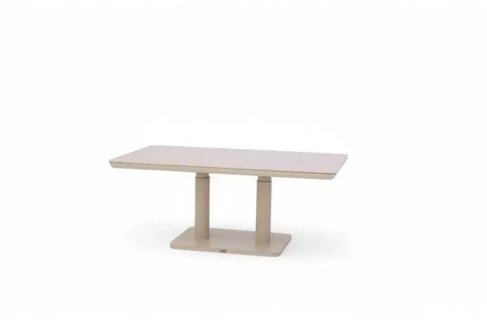 Trestino verstelbare lounge tuintafel toulon 140x80x72cm latte