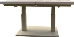 Trestino verstelbare lounge tuintafel codell pop-up extension 183x88x75cm latte