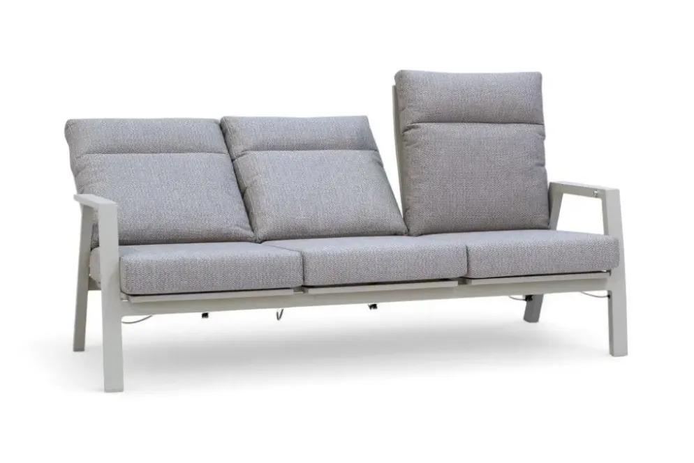 Trestino verstelbare loungebank lectoure 3-zits latte