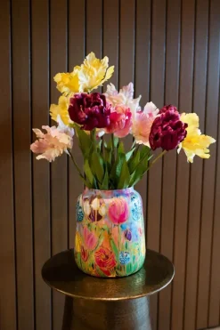 TS Collection bloempot dutch beauty metaal 21x24cm spring