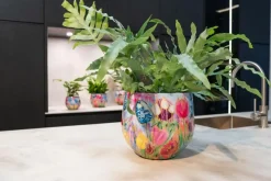 TS Collection bloempot dutch beauty metaal 24x21cm spring