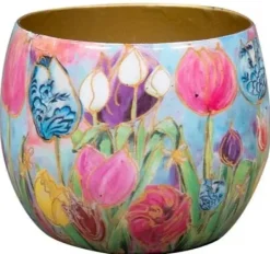 TS Collection bloempot dutch beauty metaal 7x6cm spring