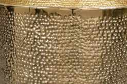 TS Collection bloempot kristy metaal 20x18cm goud