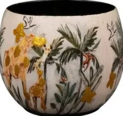TS Collection bloempot safari dream metaal 7x6cm safari dream