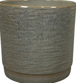 TS Collection bloempot siska keramiek 21x19cm sage