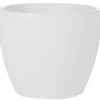 TS Collection bloempot sven keramiek 13x11cm wit