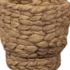 TS Collection bloempot zayn keramiek 14x14cm braid jute