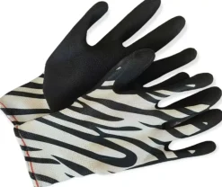 Tuinhandschoen Smiling Zebra white maat 9