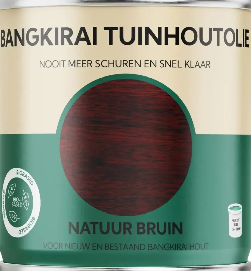 Tuinhoutolie Bangkirai – Natuurbruin – 750 ml