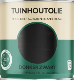 Tuinhoutolie – Donker Zwart – 750 ml