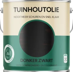 Tuinhoutolie – Donker Zwart – 2500 ml