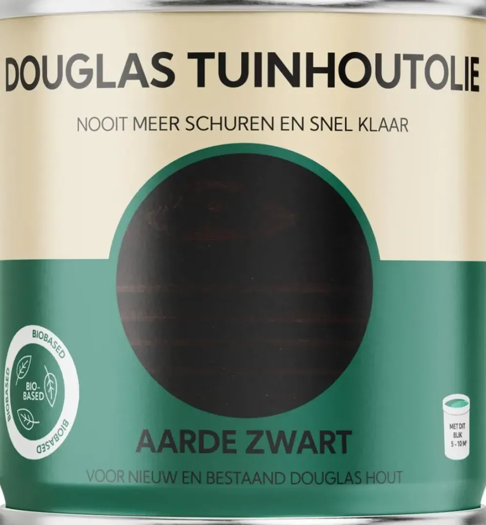 Tuinhoutolie Douglas – Aarde Zwart – 750 ml