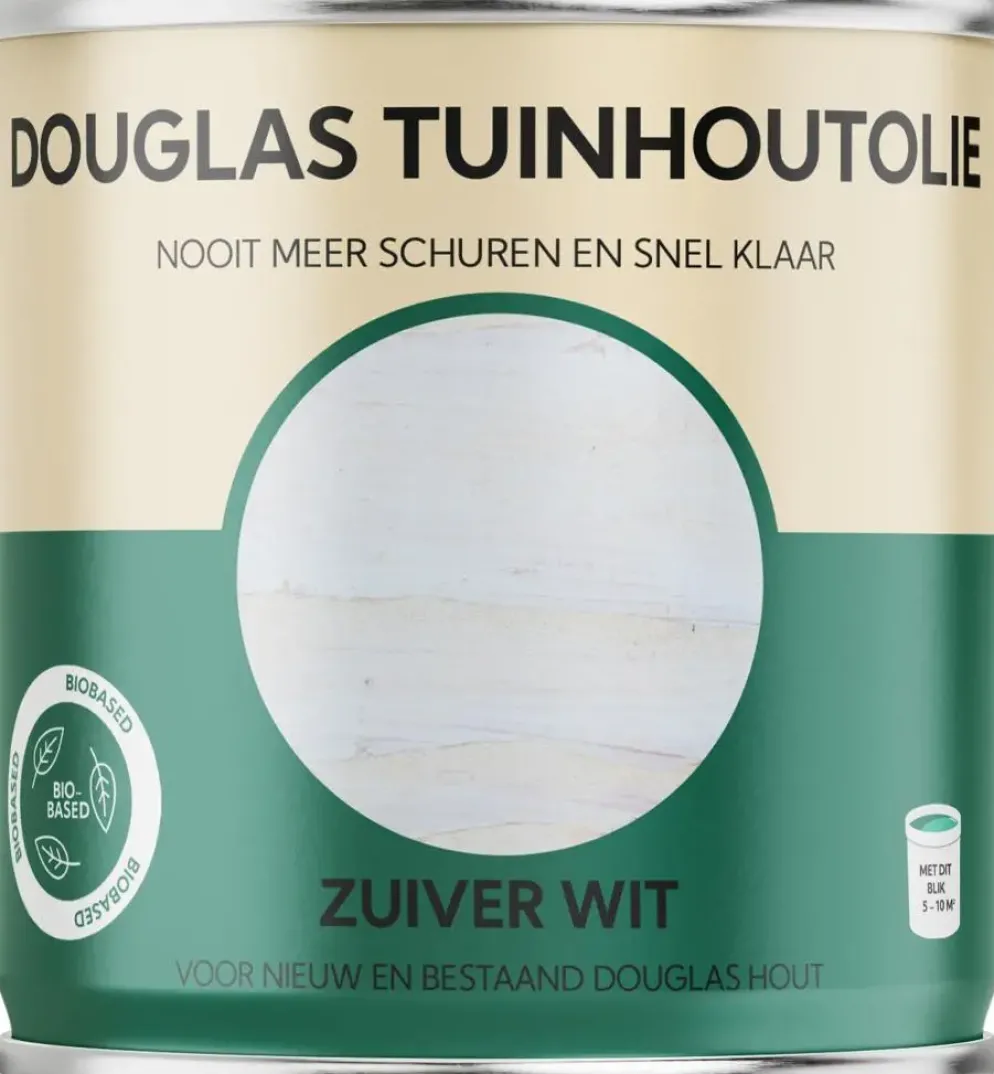 Tuinhoutolie Douglas – Zuiver Wit – 750 ml