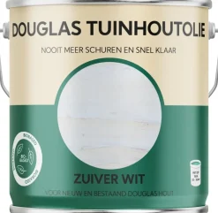 Tuinhoutolie Douglas – Zuiver Wit – 2500 ml