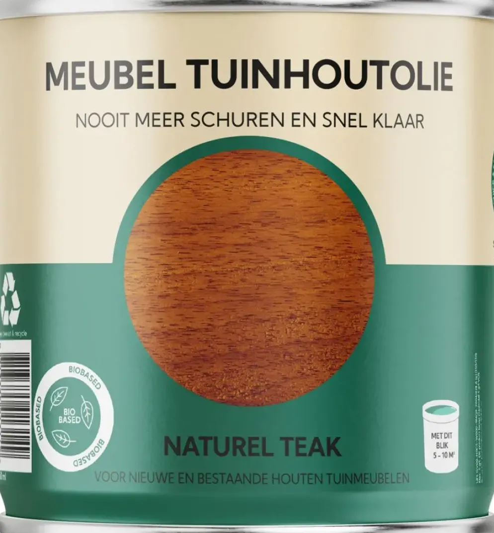 Tuinhoutolie Meubelolie – Naturel Teak – 750 ml