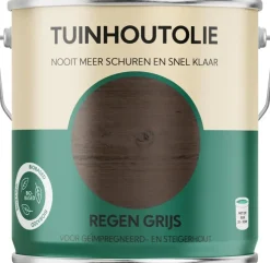 Tuinhoutolie – Regengrijs – 2500 ml