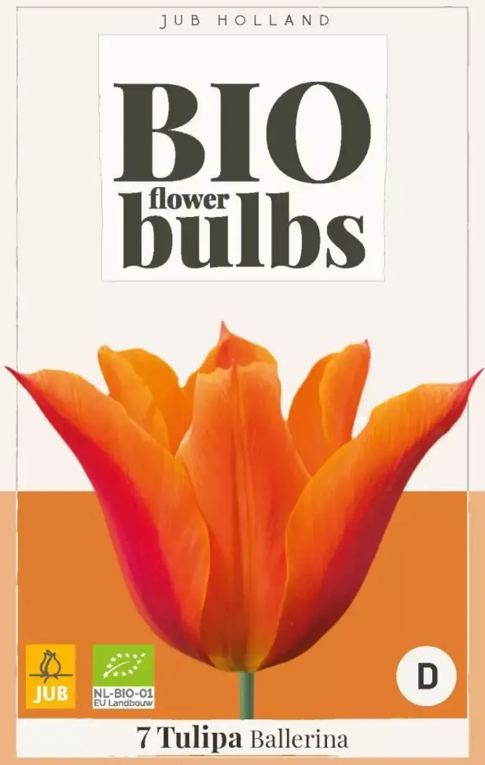 Tulipa ballerina 7st biologisch geteeld