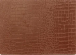 Unique Living placemat bodil 30x43cm leather brown