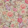 Unique Living placemat flowers 28.5x43.5cm taupe