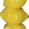 Vaas citroen fijn aardewerk geel 10,5x8,5x19,5cm