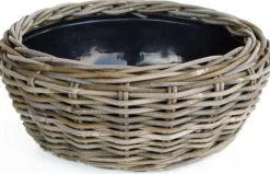 Van der Leeden Drypot schaal 40x18cm Bruin