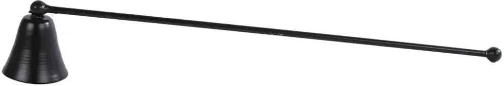 Van Manen kaarsendover metaal casper 4x28x4cm zwart