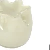 Van Manen vaas glas flow 11x11cm wit