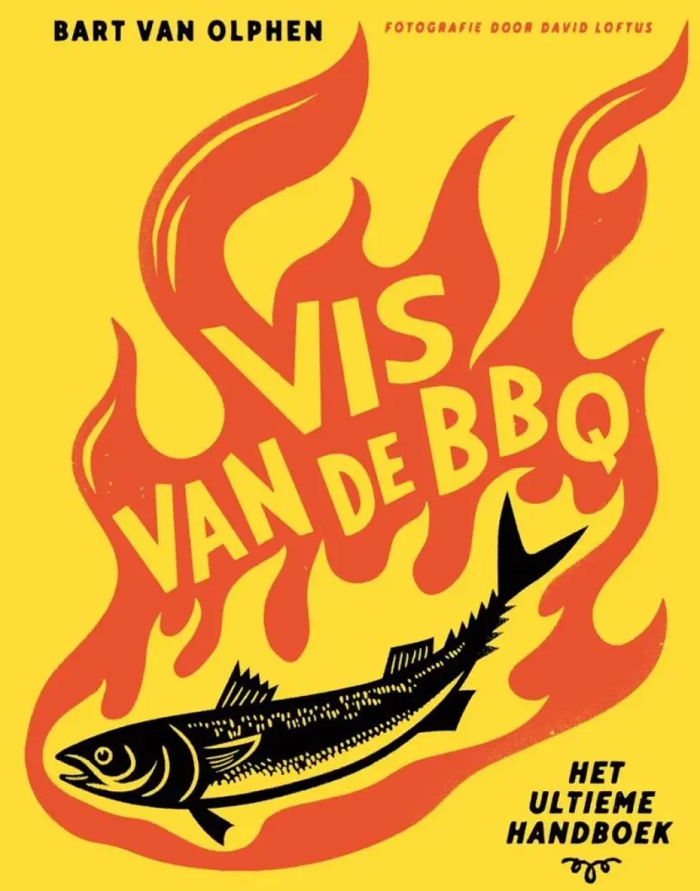 Vis van de bbq