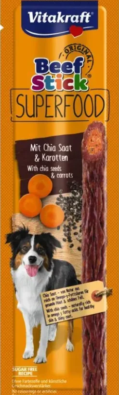 Vitakraft Beef Stick Original Superfood wortel & chia 25g