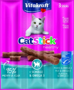 Vitakraft Cat-Stick mini schol & omega 3 18g