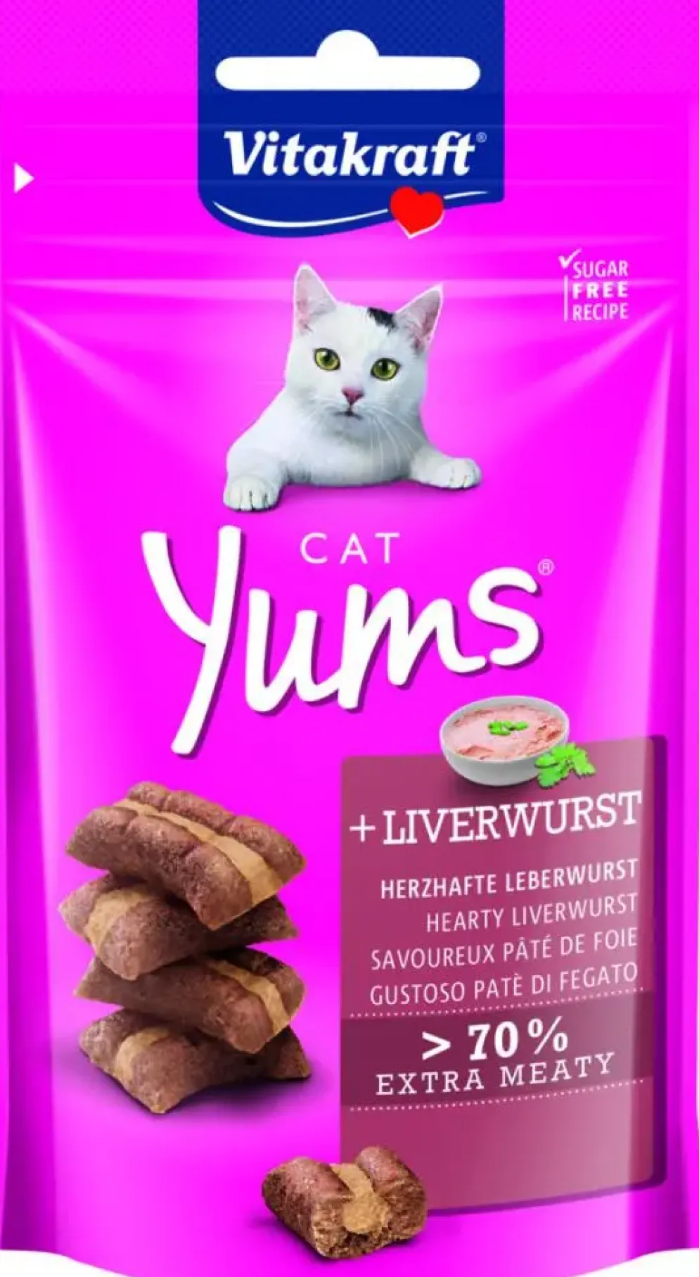 Vitakraft Cat Yums leverworst 40g