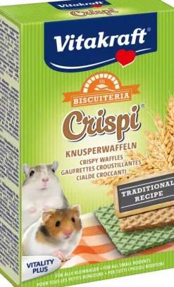 Vitakraft Crispi's knaagwafels hamster 12 stuks, 10g