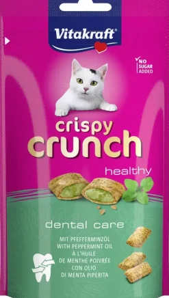 Vitakraft Crispy Crunch Dental pepermuntolie 60g