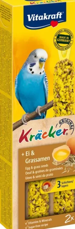 Vitakraft ei/graszaad-kräcker parkiet, 2in1. (10)