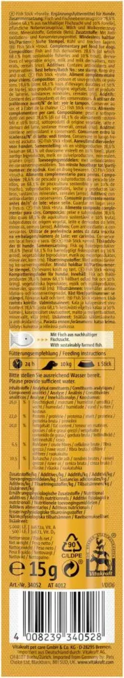 Vitakraft Fish Stick met forel 15g