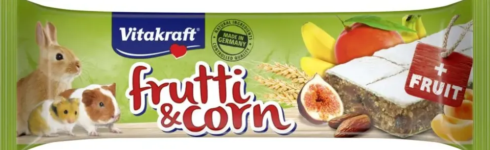 Vitakraft Frutti & Corn vruchtenreep knaagdiersnack 20g
