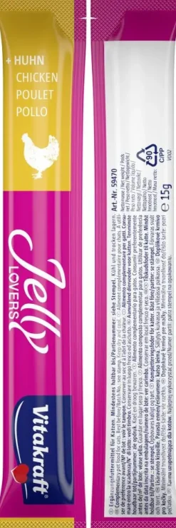 Vitakraft Jelly Lovers multipack kip & kalkoen 6 x 15g