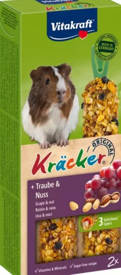 Vitakraft Kräcker cavia druif & noot 2-in-1