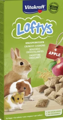 Vitakraft Loftys knaagdier knaagkussentjes appel 100g