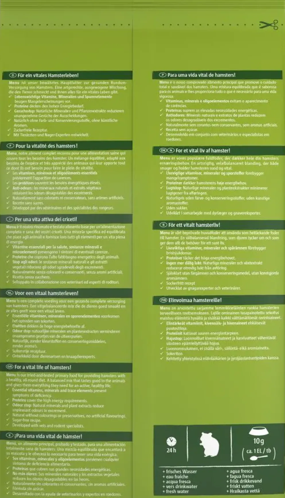 Vitakraft Menu Vital hamstervoer 1kg
