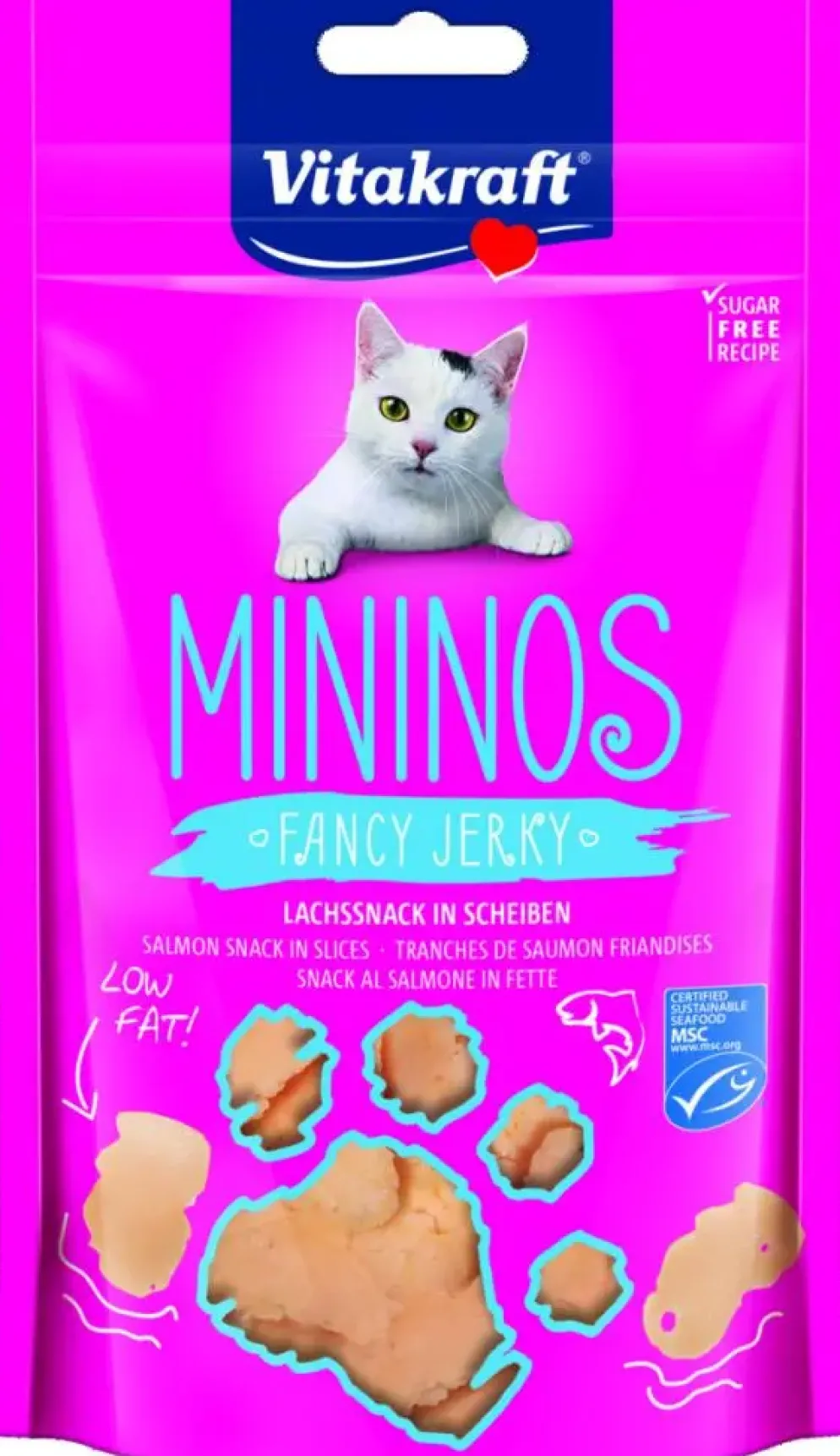 Vitakraft Mininos Fancy Jerky zalm 40g