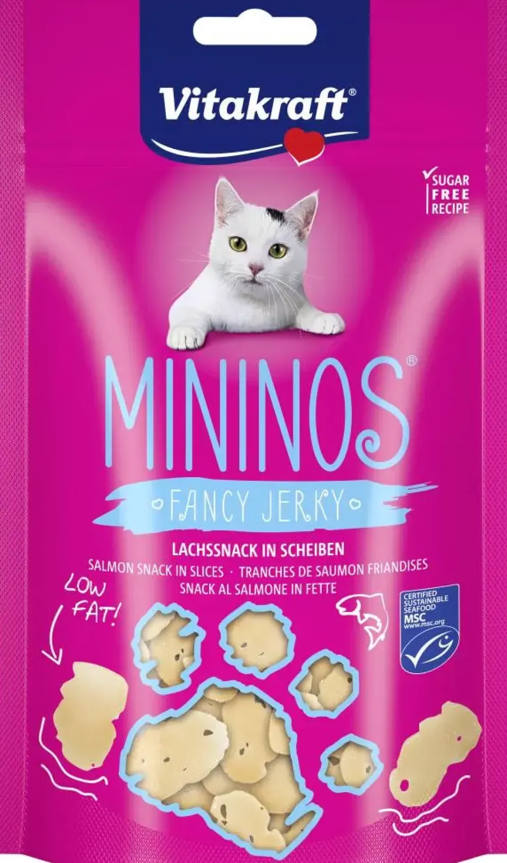 Vitakraft Mininos Fancy Jerky zalm 40g