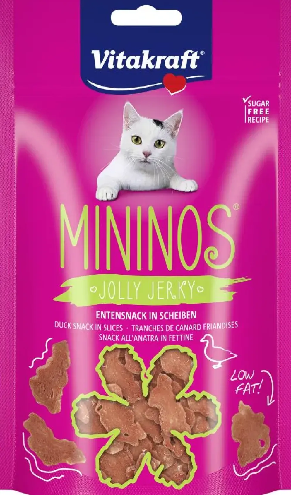 Vitakraft Mininos Jolly Jerky eend 40g